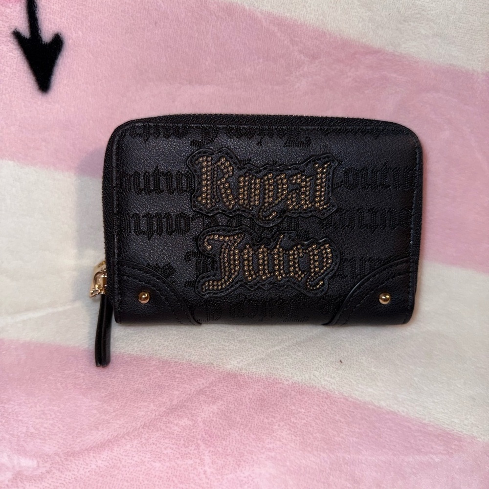 NWT Juicy Couture “Royal Juicy” Wallet in Black